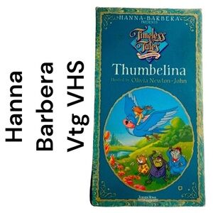 THUMBELINA VHS Hanna Barbera Tape Cartoon Vintage